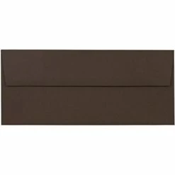 Hot Sale ✨ Envelopes JAM Paper #10 Business Envelope, 4 1/8" X 9 1/2", Chocolate Brown, 25/Pack (233714) ⌛