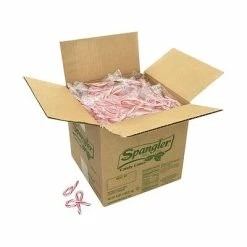 Brand new ⌛ Candy & Chocolate Spangler Hard 🍬 Candy & Lollipops, Peppermint, 75 Oz., 500 Pieces/Box (77900) 😉