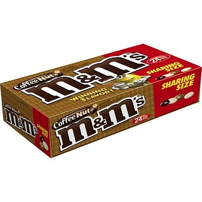 Hot Sale โจ M&M's M&M's, Coffee Nut Peanut Chocolate ๐ฌ Candy Sharing Size, 3.27 Oz, 24 Ct (MMM50288) ๐ฏ