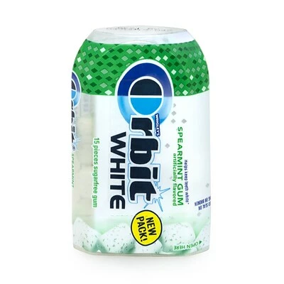 Brand new ๐ Gum & Mints Orbit White Spearmint Sugar-Free Gum, 15 Pieces, 9 Pack (11162) ๐ - Image 2