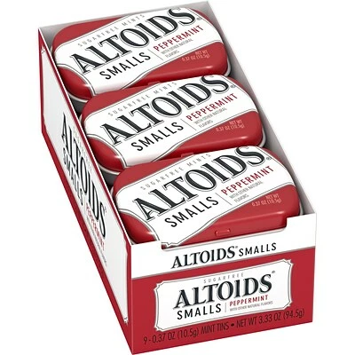Flash Sale ๐ Gum & Mints Altoids Smalls Sugar Free Peppermint Mints, 3.33 Oz., 9/Pack (209-00486) ๐