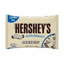 New 💯 Candy & Chocolate Hershey's Snack Size Cookies 'n' Creme Bars, 17.1 Oz, 2 Count (246-00029) 🔔