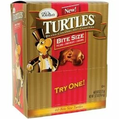 Deals 🔥 Candy & Chocolate DeMet's Turtles Original Bite Size, 60 Pieces/Box (209-05618) 👏