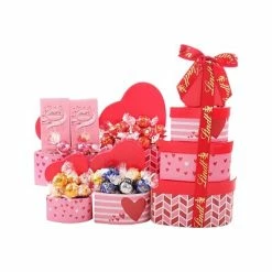 Budget 😍 Gourmet Gifts Alder Creek Lindt Tower Of Love Chocolate Gift Basket (FG03909) ⌛