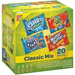 Best Pirce ⭐ Gourmet Gifts Nabisco Lunch Variety Snack Pack, Single Serve, Classic Mix, 20/Pack (MOND04100) ⌛