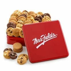 Cheap ⌛ Edible Gifts Mrs. Fields Original Cookies, Red Tin, 60 Pieces (17EV825) 🔔