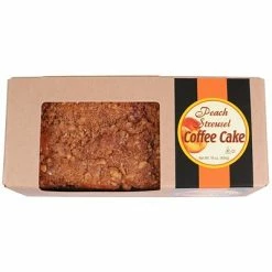 Coupon 🎉 Edible Gifts Beatrice Bakery Peach Streusel Coffee Cake Bar (DS0446) 🧨