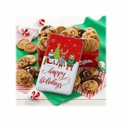 Best reviews of ✔️ Edible Gifts Mrs. Fields Happy Holidays Nibblers Tin (20WNTIN301) ✨