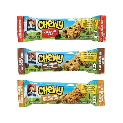 Best deal ๐ Snack Bars Quaker Chewy Bars, Variety, 0.84 Oz., 60/Box (220-00434) ๐