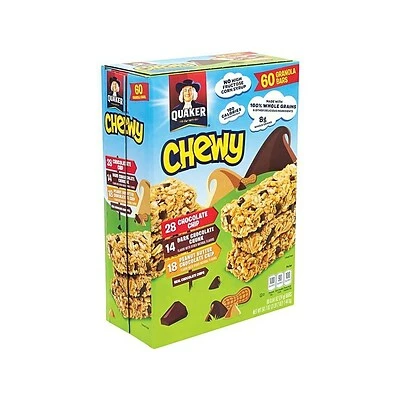 Best deal ๐ Snack Bars Quaker Chewy Bars, Variety, 0.84 Oz., 60/Box (220-00434) ๐ - Image 4