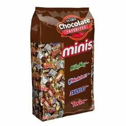 Coupon 🎁 Mars 🍬 Candy & Chocolate Snickers, Twix, Milky Way & 3 Musketeers Individually Wrapped Minis Size Chocolate Bars, 4 Lb. Variety Mix Bag (MMM50972) ✨
