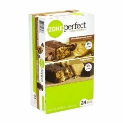 Hot Sale ✨ Snack Bars ZonePerfect Nutrition Bars, Chocolate Peanut Butter & Fudge Graham, 1.58 Oz., 24/Pack (220-00818) 🎁