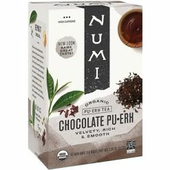 Deals 🥰 Hot Tea Numi Organic Puerh Chocolate Puerh Tea, 16/Box (NOT10360) 🔥