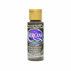 Hot Sale 💯 Paint, Brushes & Accessories Decoart Americana Acrylic Paints Bittersweet Chocolate 2 Oz. [Pack Of 8] (8PK-DA195-3) ⭐