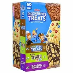 Buy 🎉 Snack Bars Kellogg's Rice Krispies Treats Variety Pack 0.78oz 60/Box (220-02016) ✨