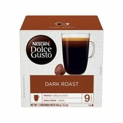 Best deal 🛒 Nescafe Dolce Gusto Coffee Capsules, Dark Roast, 5.2 Oz., 16/Box (33916) 😍