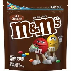 Hot Sale ✔️ M&M's 🍬 Candy & Chocolate M&M'S Milk Chocolate 🍬 Candy, Party Size, 38 Oz Bulk 🍬 Candy Bag (MMM55114)(WMW21938) 🤩