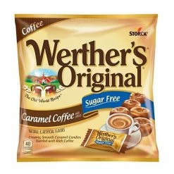 Coupon 🛒 Candy & Chocolate Werther's Original Sugar Free Caramel Coffee 🍬 Candy, 1.46 Oz., 12 Count (035537) 😀