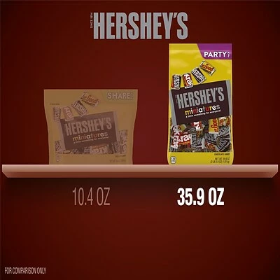 Deals ๐ Candy & Chocolate HERSHEY'S Miniatures Assorted Chocolate ๐ฌ Candy Bars, Individually Wrapped, 35.9 Oz, Bulk Party Pack (HEC21458) ๐ฅฐ - Image 6
