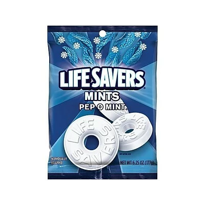 New โ๏ธ LifeSavers Gum & Mints Life Savers Mints, Pep-O-Mint, 6.25 Oz. (NFG08503) โค๏ธ