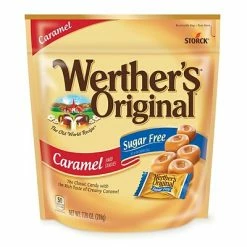Budget 👏 Candy & Chocolate Werther's Original Sugar Free Caramel Hard Candies, 7.7 Oz., 2 Pack (051582) 🛒