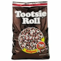 Outlet 👍 Candy & Chocolate Tootsie Roll Chocolate Midgees Chewy, (TOO09877) 😍