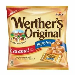 Buy 👍 Candy & Chocolate Werther's Original Sugar Free Caramel Hard 🍬 Candy, 1.46 Oz. , 12/Bag, 12/Pk (035513) 👍