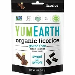 Coupon 🧨 Candy & Chocolate YumEarth Black Licorice Organic Licorice, 4/Pack (270-00043) 😀