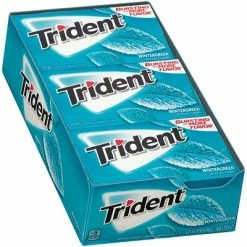 Discount 🔥 Gum & Mints Trident Sugar Free Wintergreen Gum, 16 Oz., 14 Pieces/Pack, 12/Pack (304-00058) 🧨