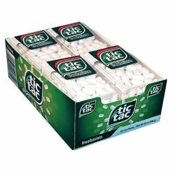 Outlet 🎁 Gum & Mints Tic Tac Freshmint Mints, 12 Oz., 12/Box (FEU00771) 🔔