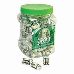 Budget ⌛ Espeez Gum & Mints Money Mints, 100 Rolls/Jar ❤️