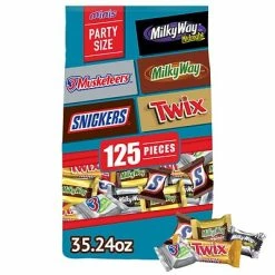 Wholesale 🎁 Candy & Chocolate Mars Mini Size Chocolate Bars Variety Mix, 35.24 Oz., 125 Pieces/Bag, 2/Bundle (MMM57640) 💯