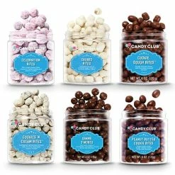 Coupon 👏 Candy Club Variety Bites 🍬 Candy Cups, Variety, 6 Oz., 6/Bundle (CCRTBN-RS-06-TB) ✨