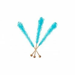 Deals 🌟 Espeez 🍬 Candy & Chocolate Light Blue Rock 🍬 Candy Sticks, 36-piece Tub (262-00031) 😀