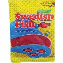Wholesale 💯 Candy & Chocolate Swedish Fish Original Soft & Chewy 🍬 Candy, 5 Oz, 12/Carton (JAR1506208) 😉