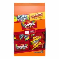 Cheapest ⭐ Candy & Chocolate Wrigley's Fun Size 🍬 Candy Mix, Assorted Flavors, 22.7 Oz., 80 Piece (WMW23534) 🤩