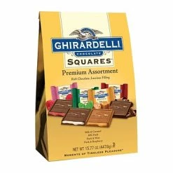 Coupon 👍 Candy & Chocolate Ghirardelli Premium Assortment Chocolate Squares, 15.77 Oz. (62273) 🎉