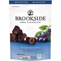 Budget ⭐ Brookside Design 🍬 Candy & Chocolate BROOKSIDE Dark Chocolate Acai And Blueberry Flavors, 21 Ounces, 2/BD (HEC91145) ✨