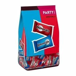 Discount 🔥 Hershey's 🍬 Candy & Chocolate MOUNDS And ALMOND JOY Miniatures Chocolate And Coconut Assortment 🍬 Candy, Bulk, 32.1 Oz, Party Pack (HEC99981) 🔥