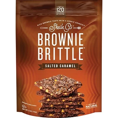 Coupon 🌟 Cookies Sheila G's™ Brownie Brittle™, Salted Caramel, 5 Oz., 12/CT ✔️ - Image 2