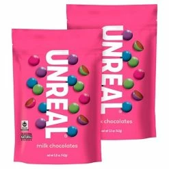 Budget 🎉 Candy & Chocolate Unreal Milk Chocolate Gems, 5.0 Oz., 2 Pk 🔔