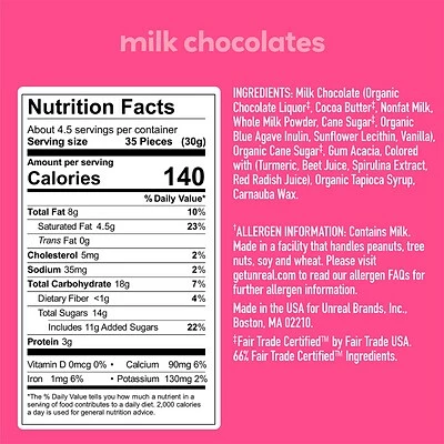 Budget ๐ Candy & Chocolate Unreal Milk Chocolate Gems, 5.0 Oz., 2 Pk ๐ - Image 2