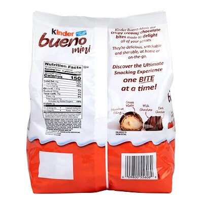 Best Pirce ๐ Candy & Chocolate Kinder Bueno Minis, 90 Ct. โญ - Image 2