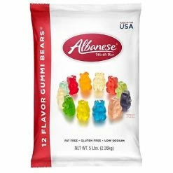 Coupon 👏 Candy & Chocolate Albanese Fruity 12 Flavor Gummi Bears, 80 Oz, 12 (ACG51200) ✨