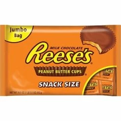 Flash Sale 🌟 Candy & Chocolate REESE'S Snack Size Peanut Butter Cups, 19.5 Ounces (246-00012) ⭐