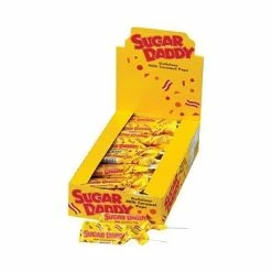 Brand new 😉 Candy & Chocolate Sugar Daddy Pops Small; 0.47 Oz., 48 Pops/Box ✔️