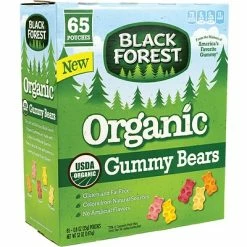 Brand new ✔️ Candy & Chocolate Black Forest Organic Gummy Bears, 0.8 Oz, 65 Count ❤️