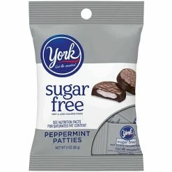 Brand new 🔥 Candy & Chocolate York Sugar Free Peppermint Pattie, 3 Oz., 12/Pack (246-01076) 😉