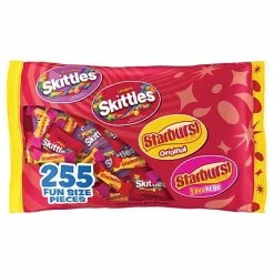 Buy 🧨 Candy & Chocolate STARBURST And SKITTLES Variety Mix 104.4 Oz Bag, 255 Pieces (220-00768) 🎉
